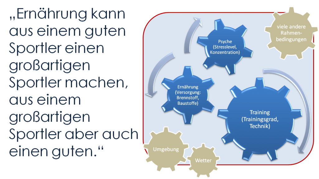 Rolle der Ernährung im Profisport