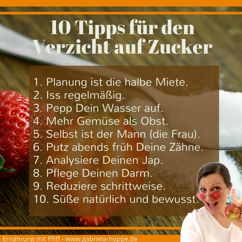 10 Tipps für den Verzicht auf Zucker