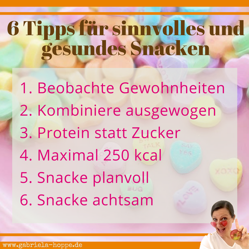 Tipps für gesundes Snacken von Dr. Gabriela Hoppe
