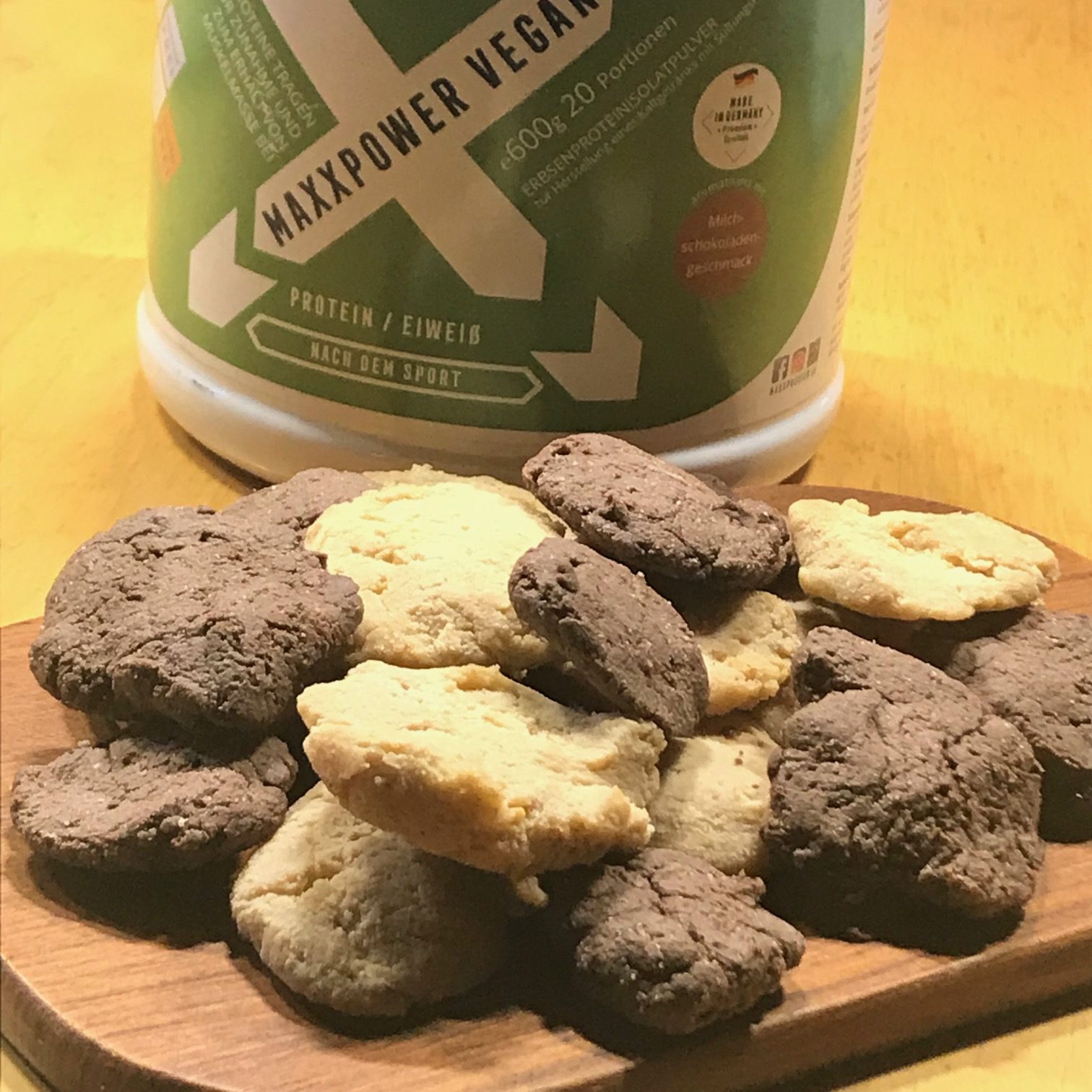 5-Minuten-Double-Choc-Peanutbutter-Protein-Cookies – WOW!