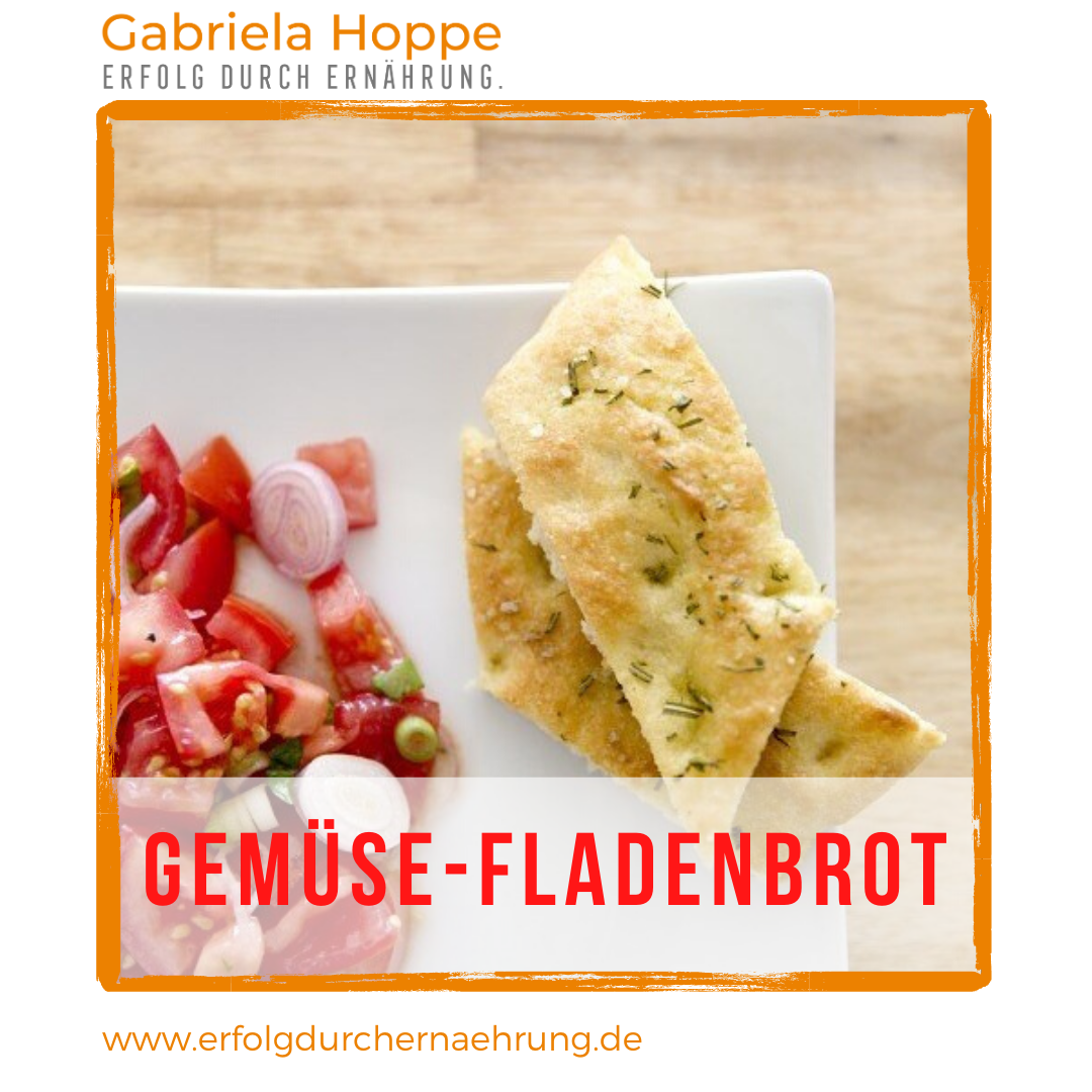 Gemüse-Fladenbrot – eine einfache & leckere Brotalternative!