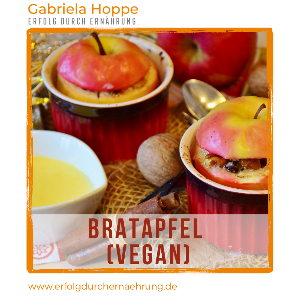 Bratapfel (vegan) mit Dr. Gabriela Hoppe | Erfolg durch Ernährung | Deine Ernährungsspezialistin & Heilpraktikerin in Hannover/Isernhagen | Bild by Pixabay