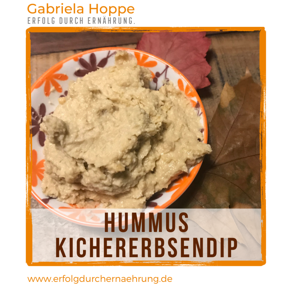 Hummus Kichererbsendip mit Dr. Gabriela Hoppe | Erfolg durch Ernährung | Deine Ernährungsspezialistin & Heilpraktikerin in Hannover/Isernhagen | Bild by GH