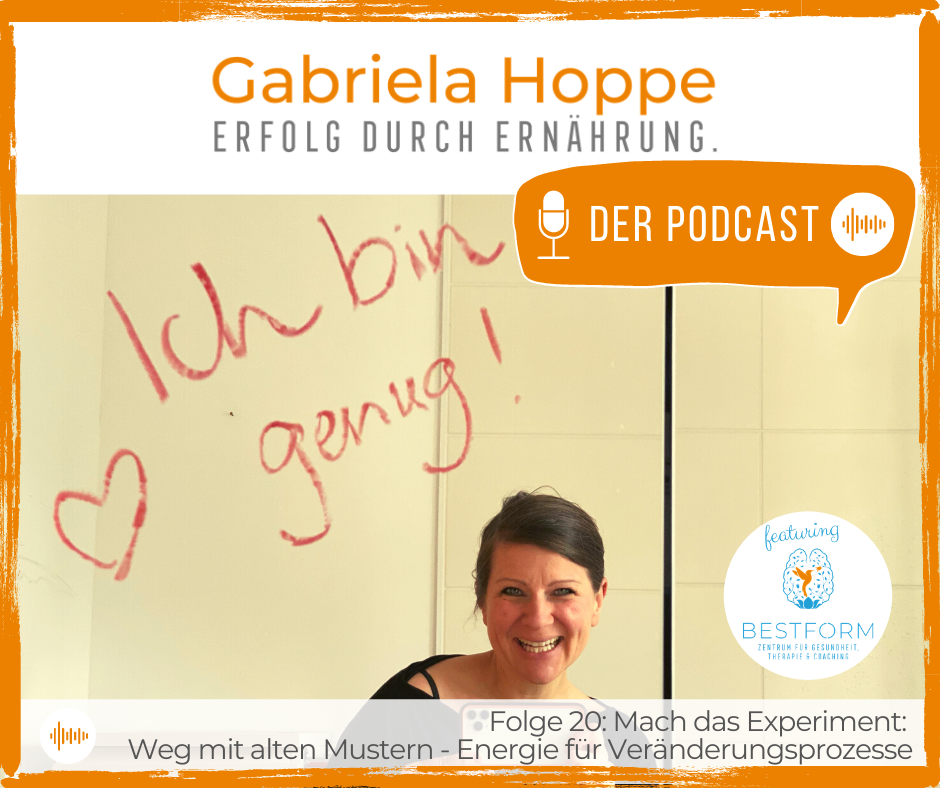 Der Ernährungs-Podcast Erfolg durch Ernährung mit Dr. Gabriela Hoppe | Erfolg durch Ernährung | Ernährungsspezialistin & Heilpraktikerin - Hintergrundbild by GH