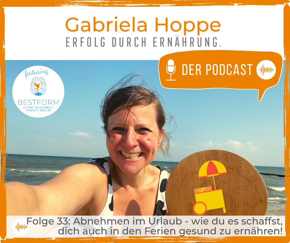 Folge 33: Abnehmen im Urlaub – wie du es schaffst, dich auch in den Ferien gesund zu ernähren!