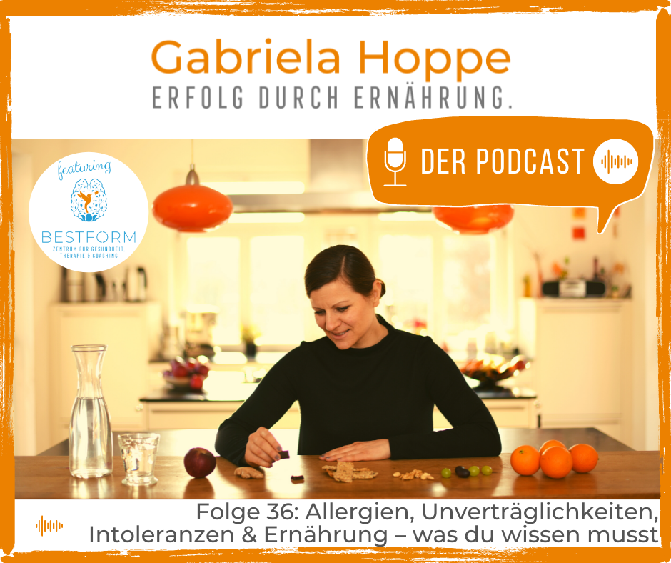 Der Ernährungs-Podcast Erfolg durch Ernährung mit Dr. Gabriela Hoppe | Erfolg durch Ernährung | Ernährungsspezialistin & Heilpraktikerin - Hintergrundbild by Angela Kohl