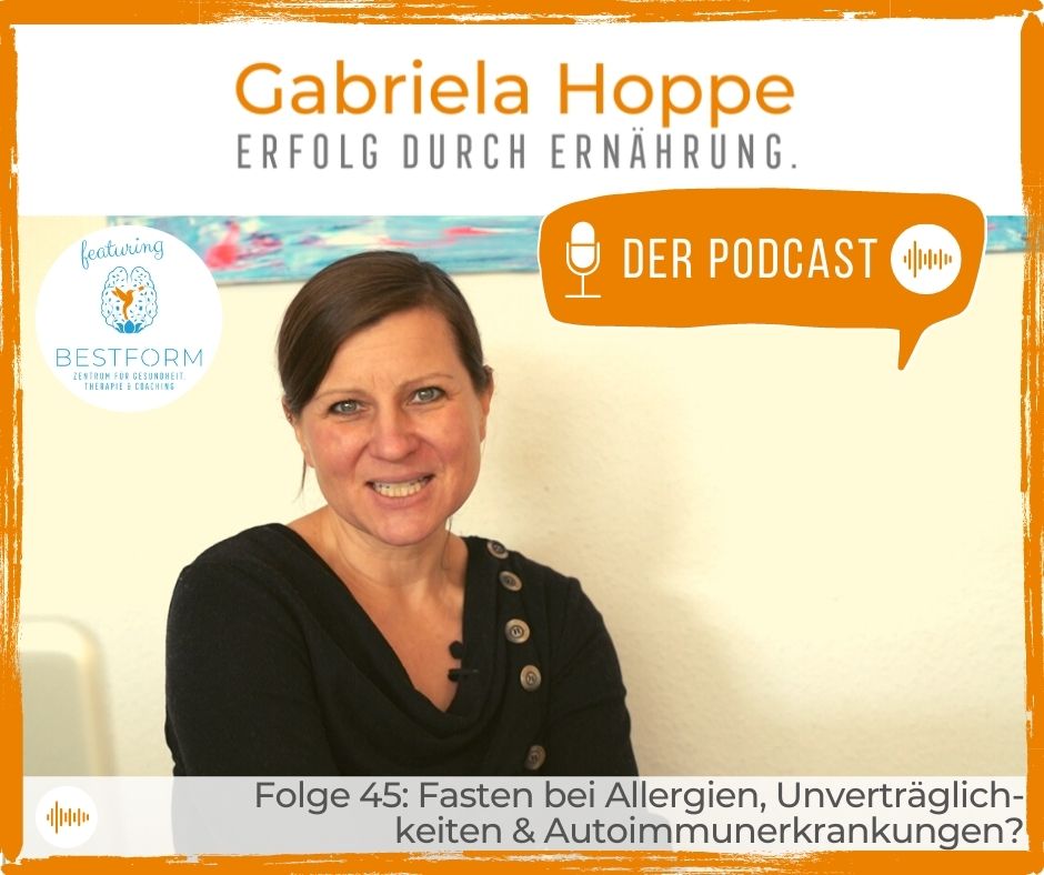 Der Ernährungs-Podcast Erfolg durch Ernährung mit Dr. Gabriela Hoppe | Erfolg durch Ernährung | Ernährungsspezialistin & Heilpraktikerin - Hintergrundbild by Gabriela Hoppe