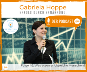 Der Ernährungs-Podcast Erfolg durch Ernährung mit Dr. Gabriela Hoppe | Erfolg durch Ernährung | Ernährungsspezialistin & Heilpraktikerin - Hintergrundbild by Canva & Frank Oheim