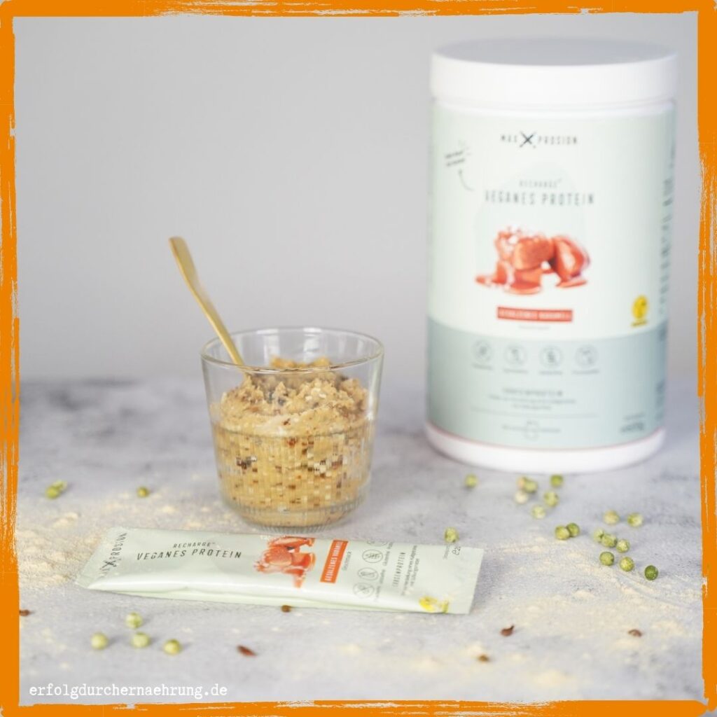 Protein-Karamell-Creme – salty caramel veganes Eiweißpulver rockt richtig!