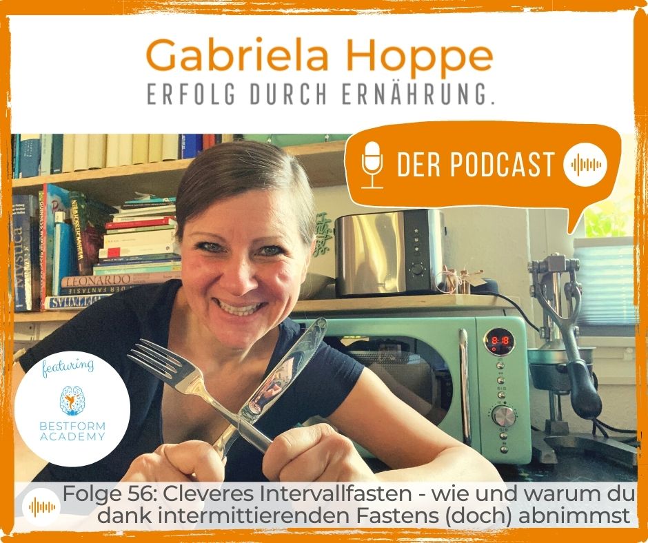 Der Ernährungs-Podcast Erfolg durch Ernährung mit Dr. Gabriela Hoppe | Erfolg durch Ernährung | Ernährungsspezialistin & Heilpraktikerin - Hintergrundbild by Gabriela Hoppe & Canva