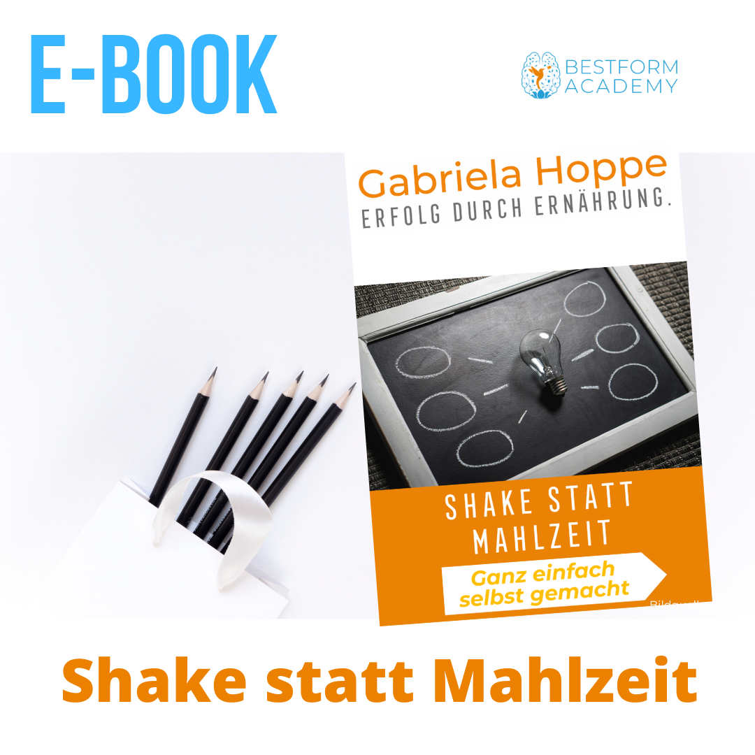 Shake-E-Book von Dr. Gabriela Hoppe | Erfolg durch Ernährung | Ernährungsspezialistin & Heilpraktikerin - Hintergrundbild by Canva