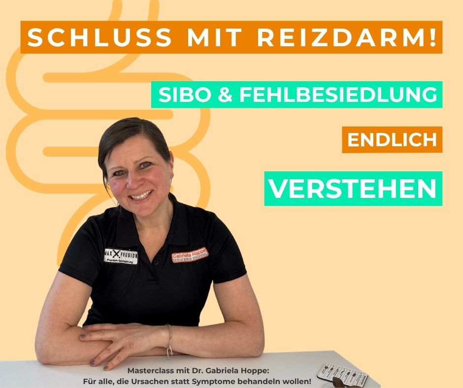 Reizdarm, SIBO und IMO versehen und behandeln mit Reizdarm-Spezialistin Dr. Gabriela Hoppe | Erfolg durch Ernährung | Reizdarmspezialistin & Heilpraktikerin - Hintergrundbild by Gabriela Hoppe