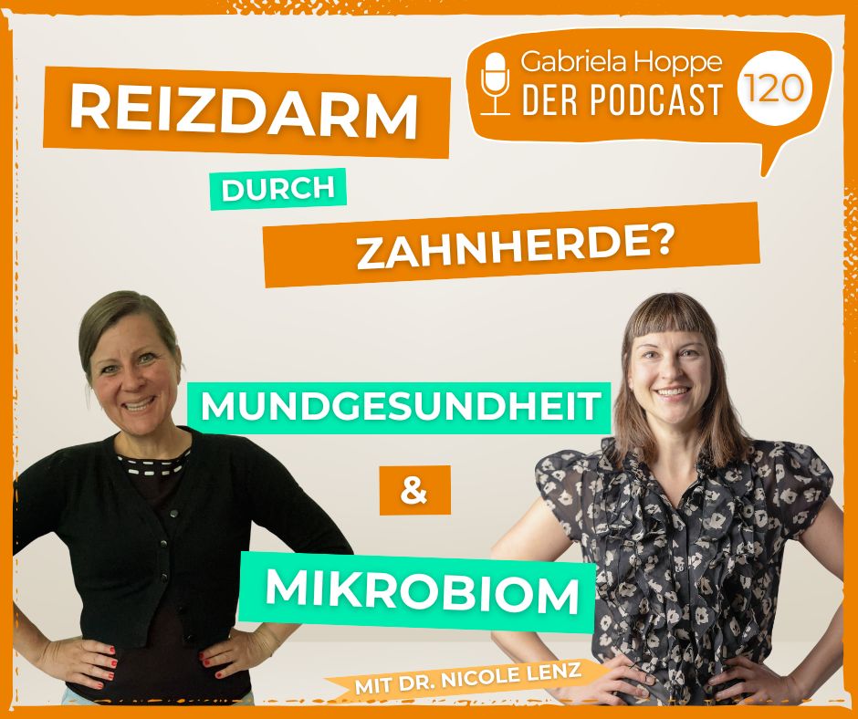 Der Podcast von Dr. Gabriela Hoppe | Erfolg durch ganzheitliche Regulation | Reizdarm- und Stoffwechselspezialistin & Heilpraktikerin - Bild by Gabriela Hoppe und Nicole Lenz