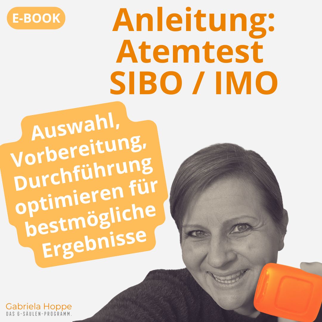 Produktbild E-Book Atemtest SIBO Atemtest, Reizdarm & SIBO verstehen mit Dr. Gabriela Hoppe | Spezialistin für Reizdarm und Fehlbesiedlung & Heilpraktikerin - Bild by Dr. Gabriela Hoppe