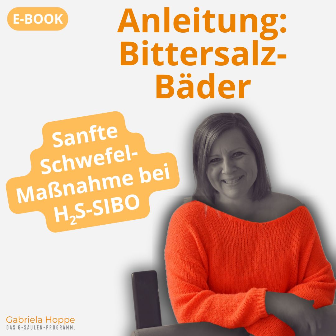 Produktbild E-Book Bittersalzbäder Bittersalzbäder bei Reizdarm & SIBO verstehen mit Dr. Gabriela Hoppe | Spezialistin für Reizdarm und Fehlbesiedlung & Heilpraktikerin - Bild by Dr. Gabriela Hoppe