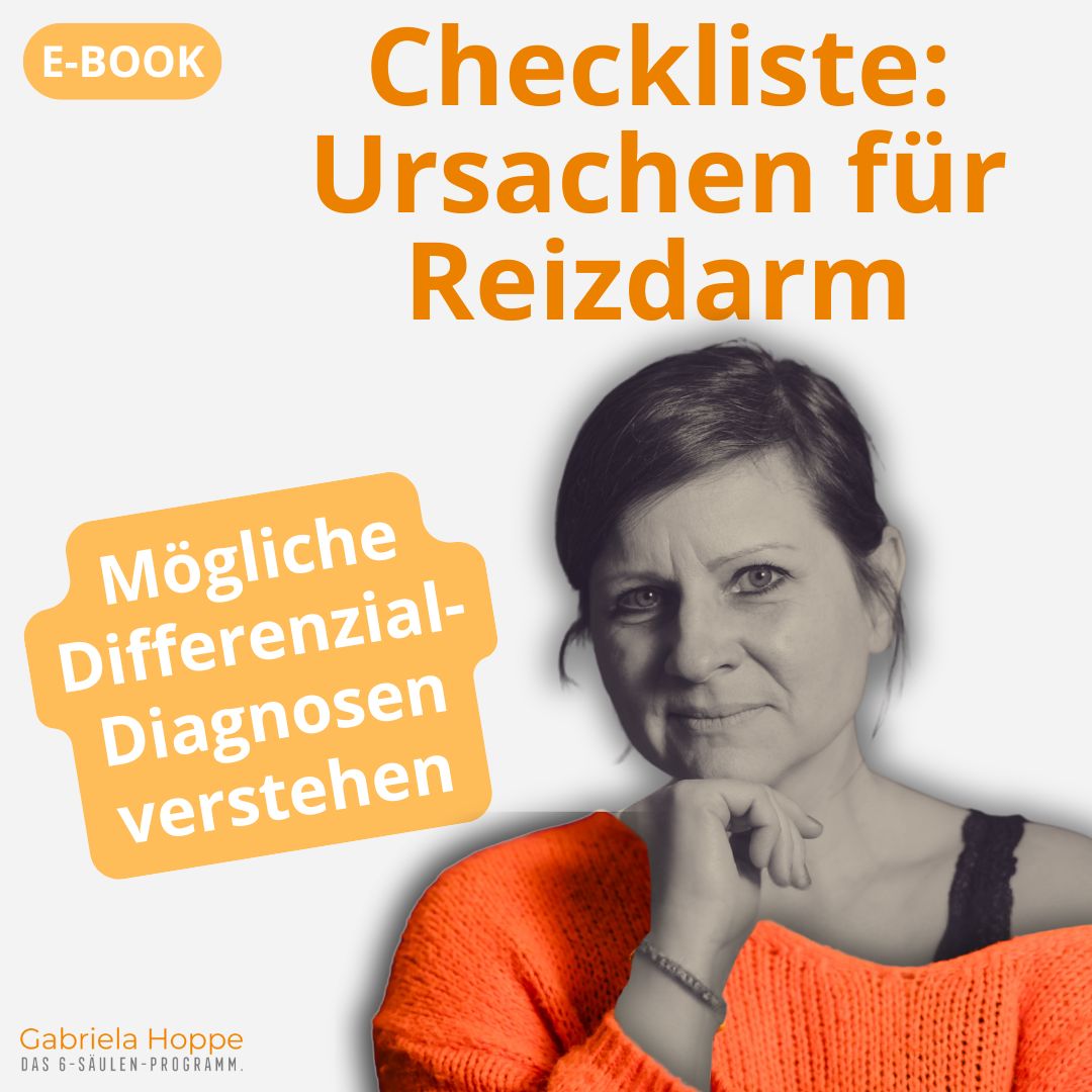 Produktbild E-Book Checkliste DD RD Reizdarm & SIBO verstehen mit Dr. Gabriela Hoppe | Spezialistin für Reizdarm und Fehlbesiedlung & Heilpraktikerin - Bild by Dr. Gabriela Hoppe