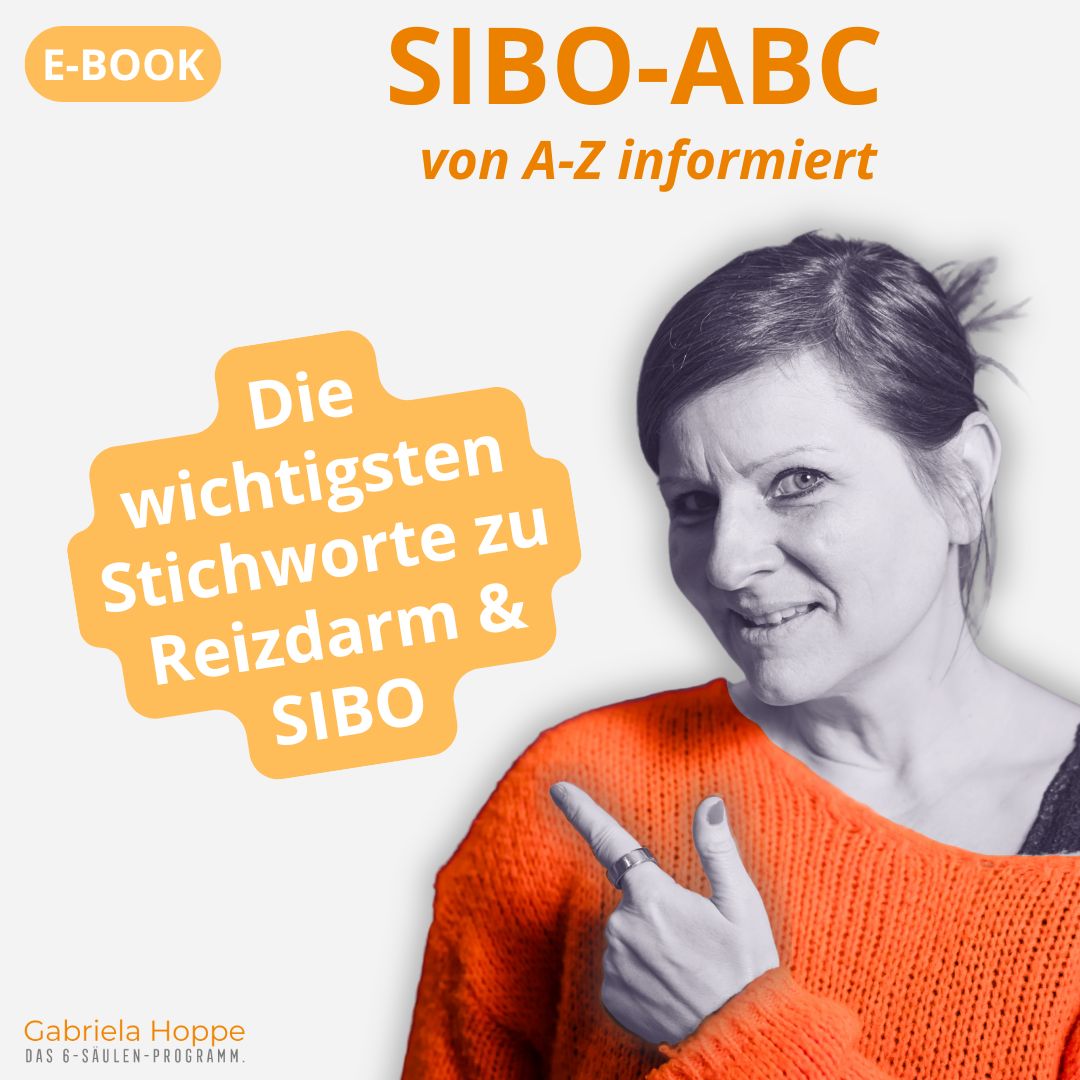 Produktbild E-Book SIBO-ABC Reizdarm & SIBO verstehen mit Dr. Gabriela Hoppe | Spezialistin für Reizdarm und Fehlbesiedlung & Heilpraktikerin - Bild by Dr. Gabriela Hoppe