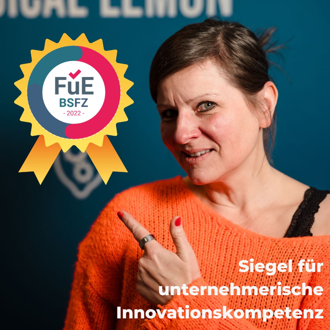 BSFZ-Siegel bescheingt über die Forschungszulage unternehmerische Innovationskompetenz für Dr. Gabriela Hoppe, Reizdarm-Spezialistin & Heilpraktikerin - Entwicklung eines Behandlungsschemas zur nachhaltigen Therapie von Reizdarm & SIBO (small intestine bacterial overgrowth) / IMO (intestinal methanogen overgrowth)